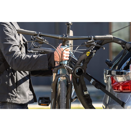 Saris Bike Racks, Bones EX Car Trunk Bicycle Rack Carrier, Mounts 2 Bikes, Black