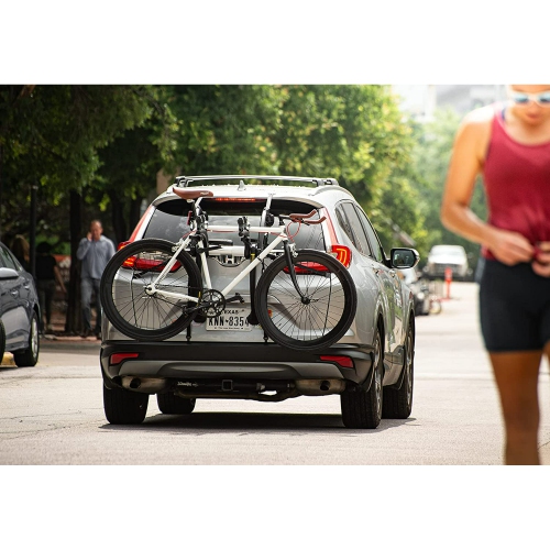 Saris Bike Racks, Bones EX Car Trunk Bicycle Rack Carrier, Mounts 3 Bikes, Black