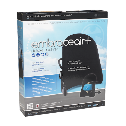 Dossier de luxe EmbraceAIRPlus avec système d'air réglable (Made in Canada) - Bourgogne