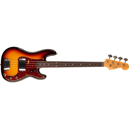 Guitare basse Precision Journeyman Relic Custom Shop 1966 de Fender - Sunburst 3 couleurs