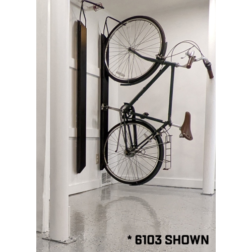 Saris Universal Bike Trac with Locking Bar, Bicycle Storage Wall Rack for One Rack