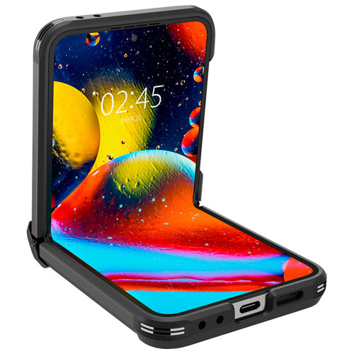 Étui rigide ajusté Slim Armor Pro de Spigen pour Galaxy Z Flip 6 - Noir