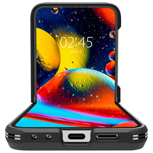 Étui rigide ajusté Slim Armor Pro de Spigen pour Galaxy Z Flip 6 - Noir