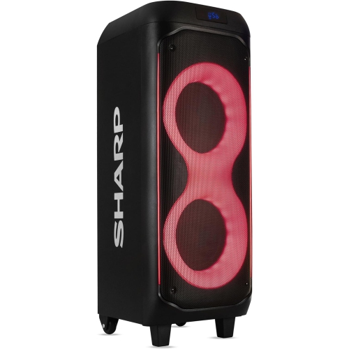 SHARP  Party Speaker System With Microphone - Bluetooth Portable Loud Speaker