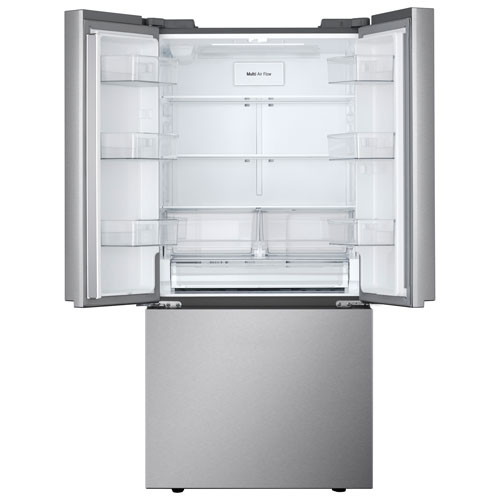 LG 33" 25.1 Cu. Ft. 3-door French Door Refrigerator with Automatic Ice Maker - Stainless Steel