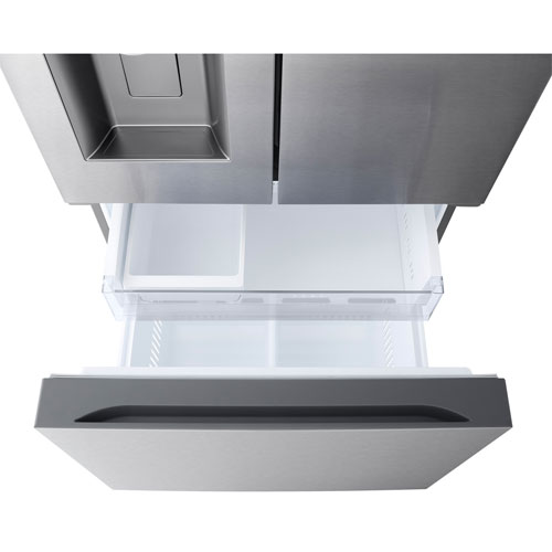 LG 33" 24.5 Cu. Ft. 3-door French Door Refrigerator with Water & Ice Dispenser - Stainless Steel