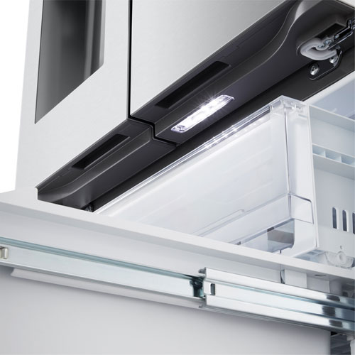 LG 33" 24.5 Cu. Ft. 3-door French Door Refrigerator with Water & Ice Dispenser - Stainless Steel