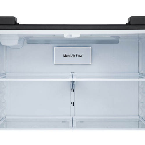 LG 33" 24.5 Cu. Ft. 3-door French Door Refrigerator with Water & Ice Dispenser - Black Stainless