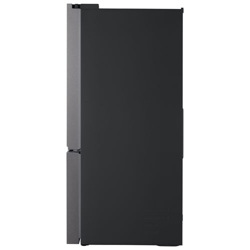 LG 33" 24.5 Cu. Ft. 3-door French Door Refrigerator with Water & Ice Dispenser - Black Stainless