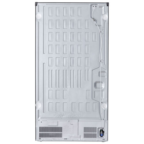 Réfrigérateur à deux portes MAX à profondeur standard 28,6 pi³ 36 po InstaView de LG avec MyColor - Inox