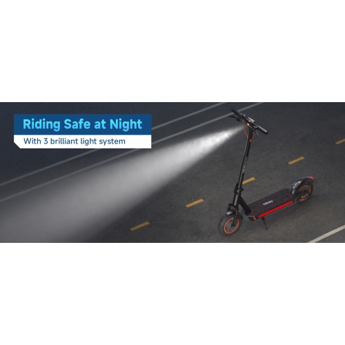 Hiboy MAX Pro Electric Scooter, 74km Range / 35km/h / 650W Motor / 11'' Pneumatic Tires / Split Hub Design / Dual Suspension / 120kg MAX Load,