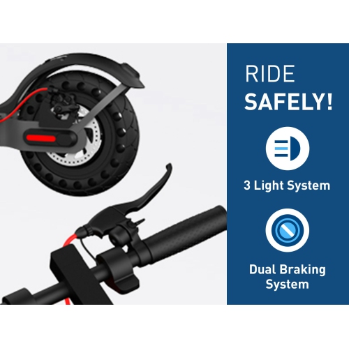 Hiboy S2 Electric Scooter, 350W Powerful Motor/ 8.5" Solid Tires/27km Range/ 31km/h / Grey Color, Folding Commuter Kick Scooter for Adults