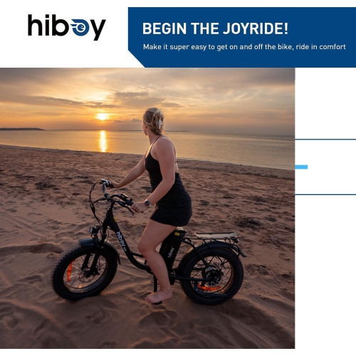 Hiboy EX6 Electric Bicycle for Adults, 500W Motor/ 48V 15Ah Removable Battery/ Top Speed 30 km/h, 20" *4.0 Fat Tire E-Bike, Shimano 7 Speed with