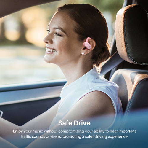 TOZO OpenBuds True Open Ear Wireless Earbuds with Multi-Angle Adjustment Bluetooth 5.3 Headphones with Dual-Axis Design for Long-Lasting Comfort