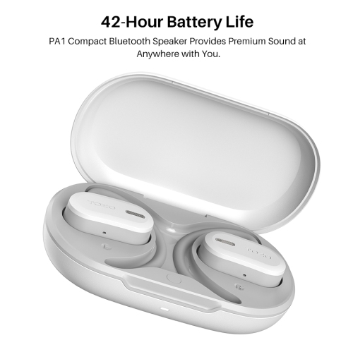 TOZO OpenBuds True Open Ear Wireless Earbuds with Multi-Angle Adjustment Bluetooth 5.3 Headphones with Dual-Axis Design for Long-Lasting Comfort