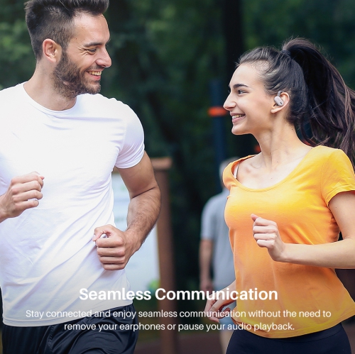 TOZO OpenBuds True Open Ear Wireless Earbuds with Multi-Angle Adjustment Bluetooth 5.3 Headphones with Dual-Axis Design for Long-Lasting Comfort