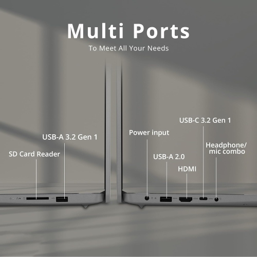 Lenovo Ideapad 3i 15.6" FHD Touch Laptop, Intel Core i3-1115G4 with 2TB SSD, 40GB Memory, Windows 11 Home, Gray, 32GB Hotface USB Card