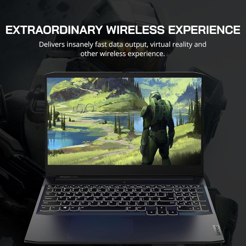 Lenovo IdeaPad Gaming 3 Laptop, 15.6" FHD Laptop, AMD Ryzen 5 5600H, NVIDIA GeForce GTX 1650 4GB DDR6, 4TB SSD, 64GB RAM, Black, Win 11 Pro, 32GB USB