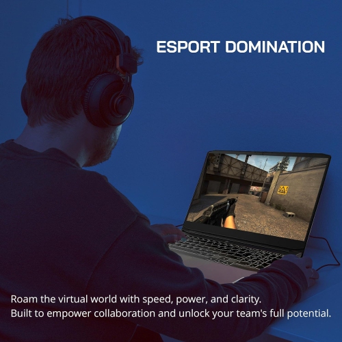 Lenovo IdeaPad Gaming 3 Laptop, 15.6" FHD Laptop, AMD Ryzen 5 5600H, NVIDIA GeForce GTX 1650 4GB DDR6, 4TB SSD, 64GB RAM, Black, Win 11 Pro, 32GB USB