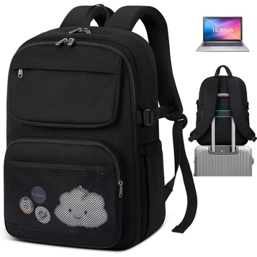 NUBILY  ‎ ‎16 X 30 X 43 Cm Men's And Women's Thin Backpacks Laptops In Black