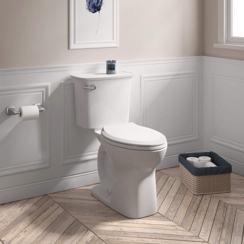 American Standard 5503A00 B.020 siège de toilette avant lent et allongé, blanc