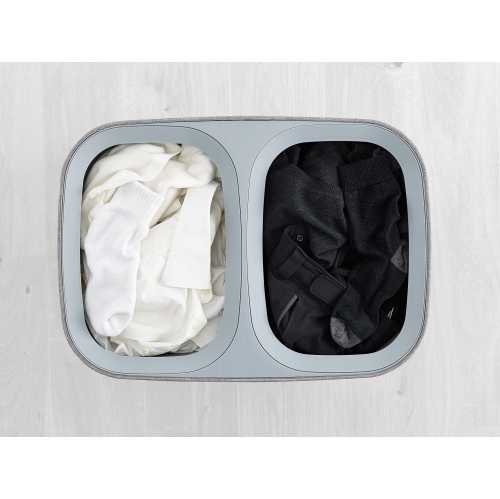Panier de séparation avec couvercle pour panier à linge de 90 l Tota de Joseph Joseph - Gris