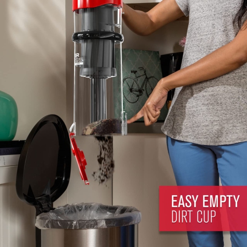 Dirt Devil Endura Lite Bagless Vacuum Cleaner, Small Upright for Carpet and Hard Floor, Lightweight, UD20121, Red