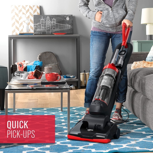 Dirt Devil Endura Lite Bagless Vacuum Cleaner, Small Upright for Carpet and Hard Floor, Lightweight, UD20121, Red