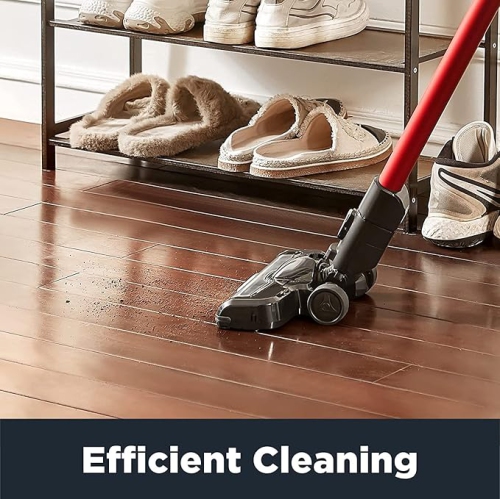 EUREKA NEC100C RapidClean Lightweight Cordless Vacuum Cleaner, Stick & Handheld Vac with LED Headlights, 30-Mins Runtime, Lithium-Ion Battery, Whole