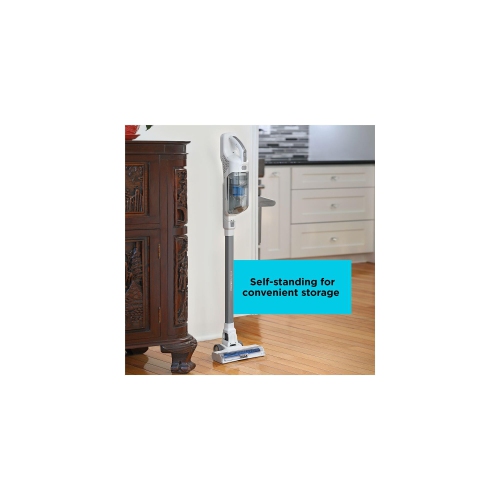 BLACK+DECKER POWERSERIES+ 16V MAX Cordless Stick Vacuum with LED Floor Lights, Lightweight, Multi-Surface, White (BHFE..