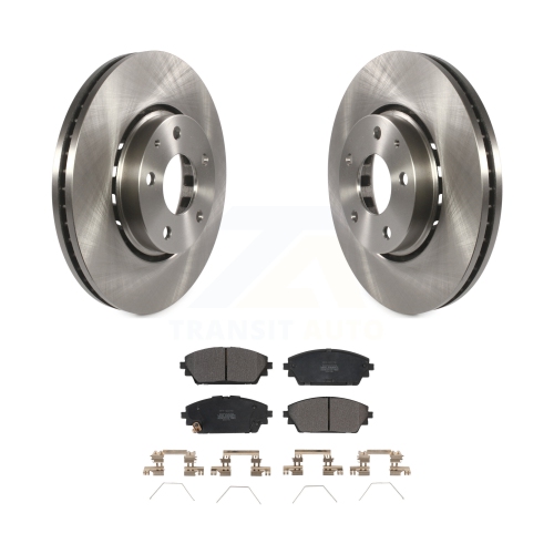 TRANSIT AUTO  Front Brake Rotors Semi-Metallic Pad Kit for 2022 Mazda 3 Vehicles Manufactured In Mexico K8F-103964
