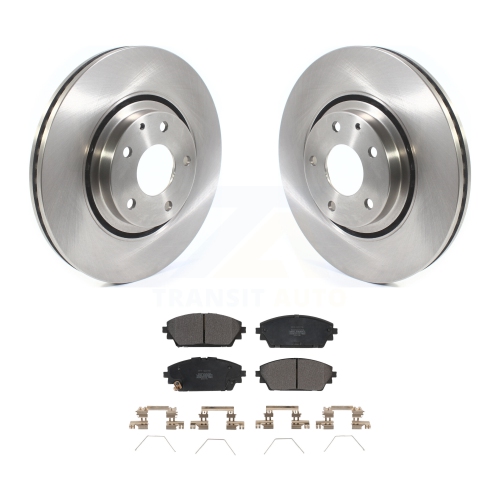 TRANSIT AUTO  Front Brake Rotors Semi-Metallic Pad Kit for 2022 Mazda 3 Vehicles Manufactured In Mexico K8F-103963