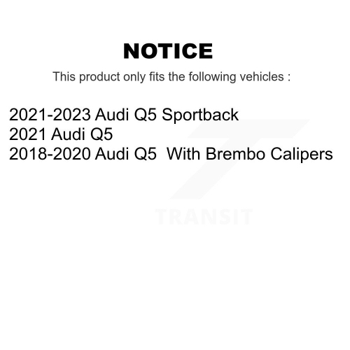 Front Ceramic Disc Brake Pads CMX-D2139 For Audi Q5 Sportback
