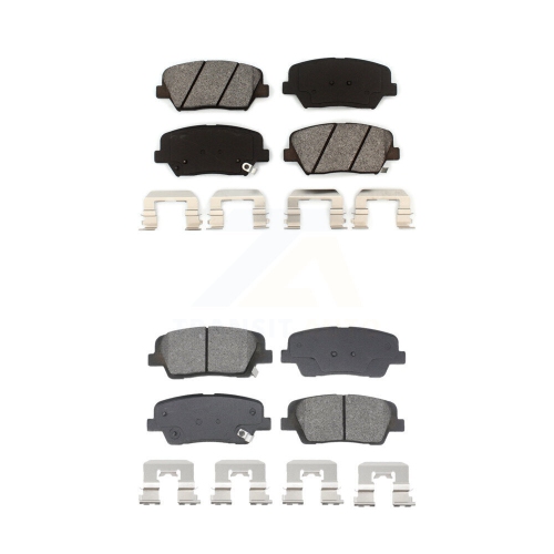 SIM  Front Rear Semi-Metallic Brake Pads Kit for Hyundai Santa Fe Sport Kia Sorento Ksm-100581