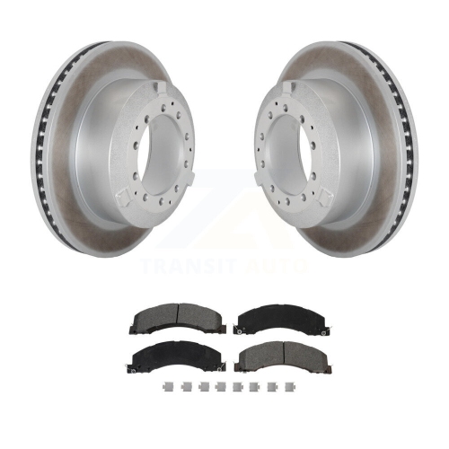 Rear Coat Brake Rotor Semi-Metallic Pad Kit For Ram Dodge Sterling Truck 4500 5500 Bullet KGS-102500