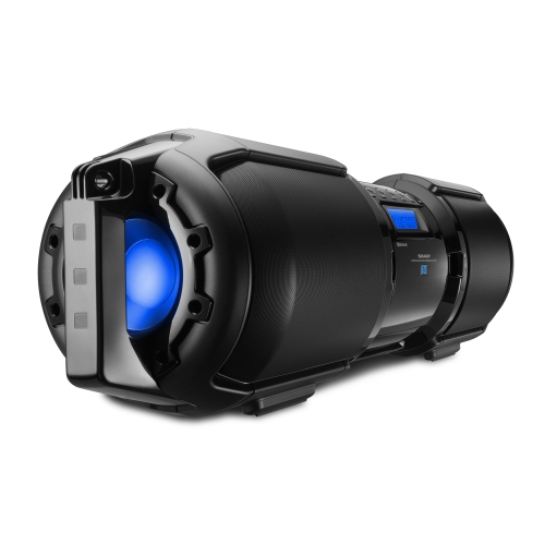 Sharp Large Portable Bluetooth BoomBox Speaker
