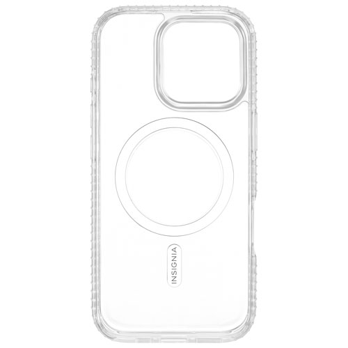 Insignia Fitted Hard Shell Case for iPhone 16 Pro - Clear - Only at Best Buy