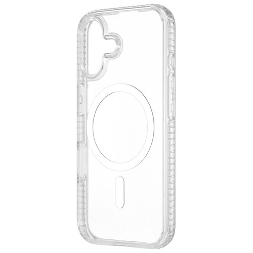 Étui rigide ajusté d'Insignia pour iPhone 16 - Transparent - Exclusivité de Best Buy