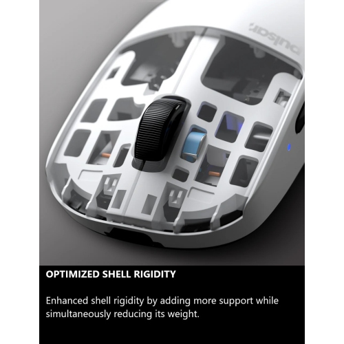 Pulsar Gamig Gears X2A Mini Black Buttons Wireless Ultralight, Ambidextrous, High Performance, Ergonomic Design, 2.4Ghz 1ms Polling Rate PAW3395 26K