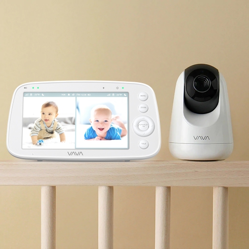 VAVA 5.5" 1080P HD Video Baby Monitor, Night Vision, Zoom/Pan/Tilt & 2-Way Audio