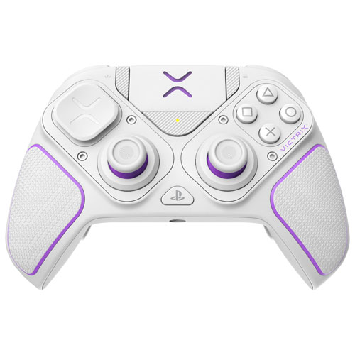 Manette de jeu sans fil Victrix Pro BFG de PDP pour PS5/PS4/PC - Blanc