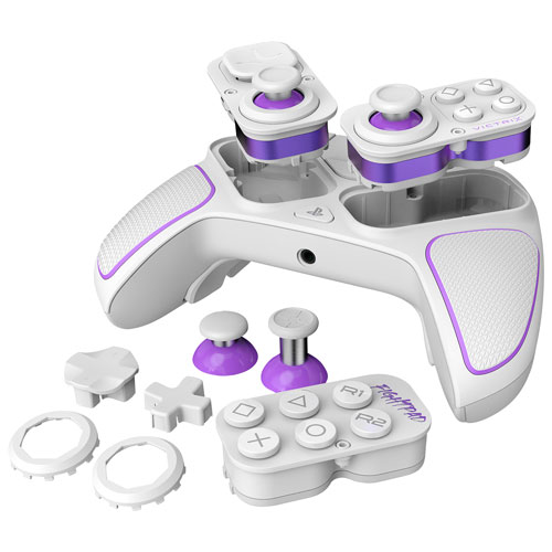 Manette de jeu sans fil Victrix Pro BFG de PDP pour PS5/PS4/PC - Blanc