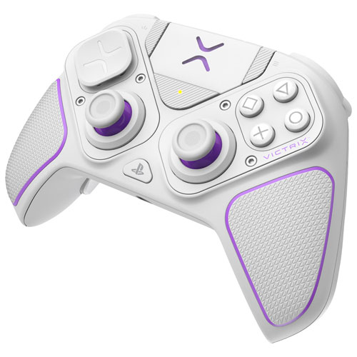 Manette de jeu sans fil Victrix Pro BFG de PDP pour PS5/PS4/PC - Blanc