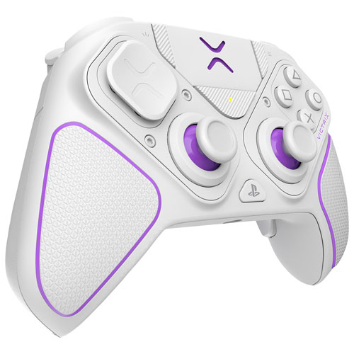 Manette de jeu sans fil Victrix Pro BFG de PDP pour PS5/PS4/PC - Blanc