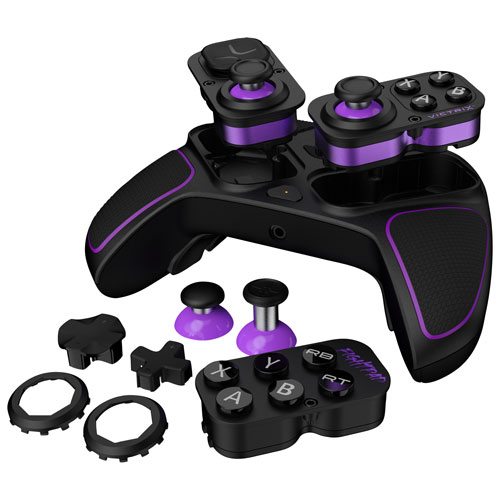 Manette de jeu sans fil Victrix Pro BFG de PDP pour Xbox Series X, S, Xbox One et PC - Noir