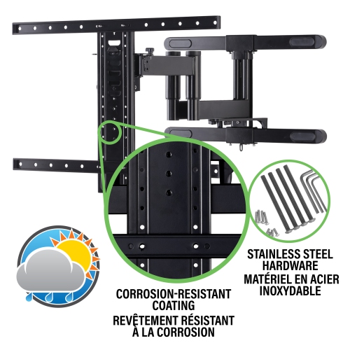 Sanus Outdoor40" - 85" Full Motion TV Wall Mount