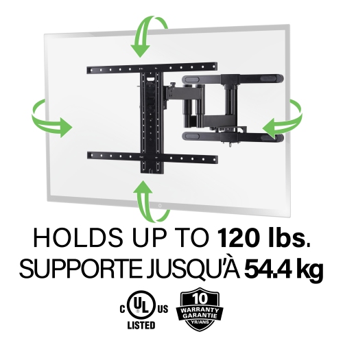 Sanus Outdoor40" - 85" Full Motion TV Wall Mount