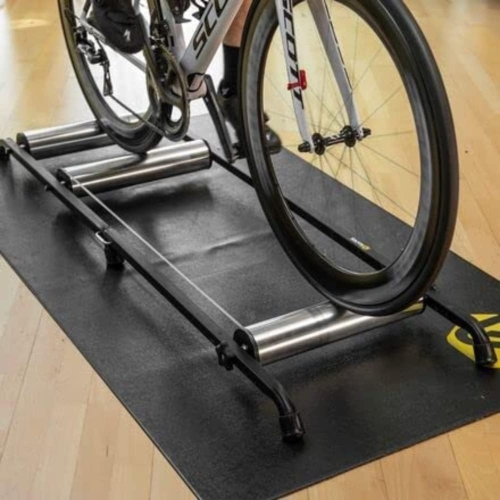 Saris Bike Mat 65 x 36 in, Single Floor Protective Bike Trainer Mat, Black