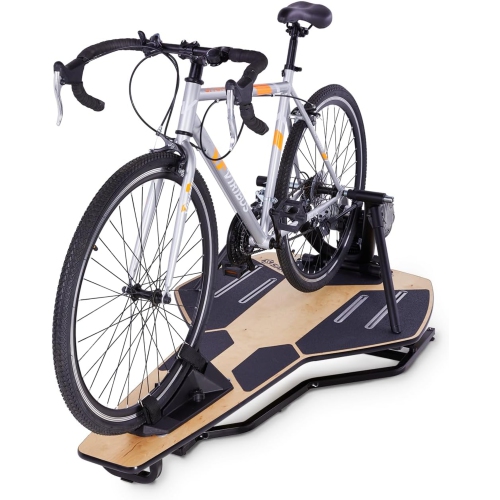 Saris MP1 Nfinity Motion Bike Trainer Exercise Stand/Platform, Brown Stand Bike Indoor