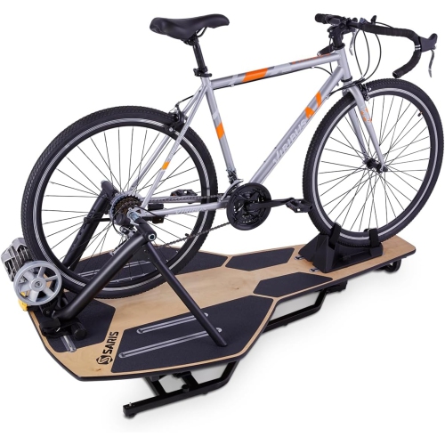 Saris MP1 Nfinity Motion Bike Trainer Exercise Stand/Platform, Brown Stand Bike Indoor